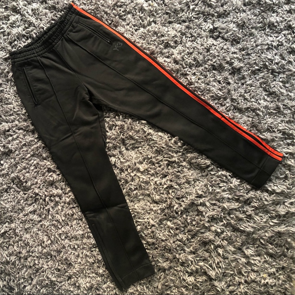 Y-3 side-zip track pants with ankle zips